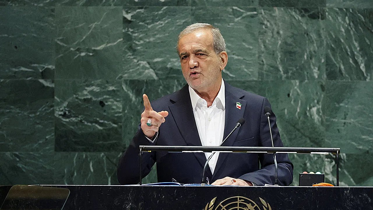 Iran’s Pezeshkian slams US airstrikes in first UN General Assembly speech
