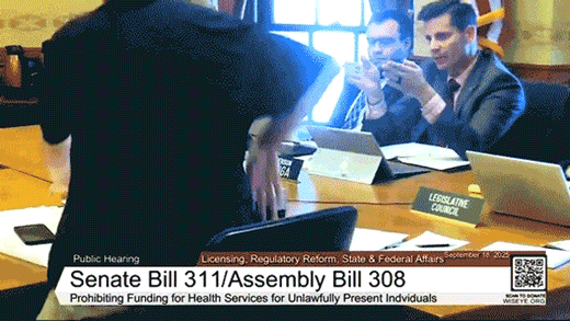 Wisconsin immigration bill debate turns chaotic in Senate committee
