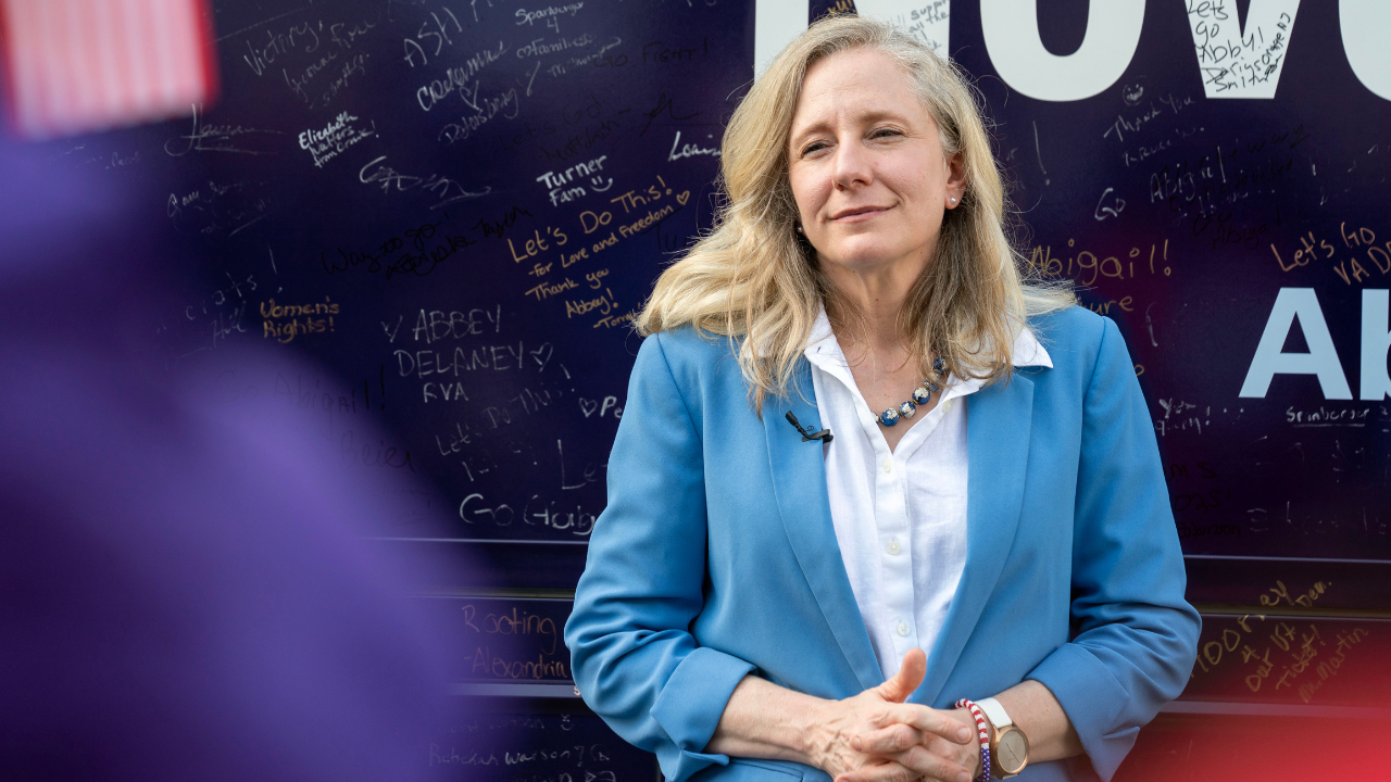 Spanberger quiet on twin controversies as Virginia voters head to polls