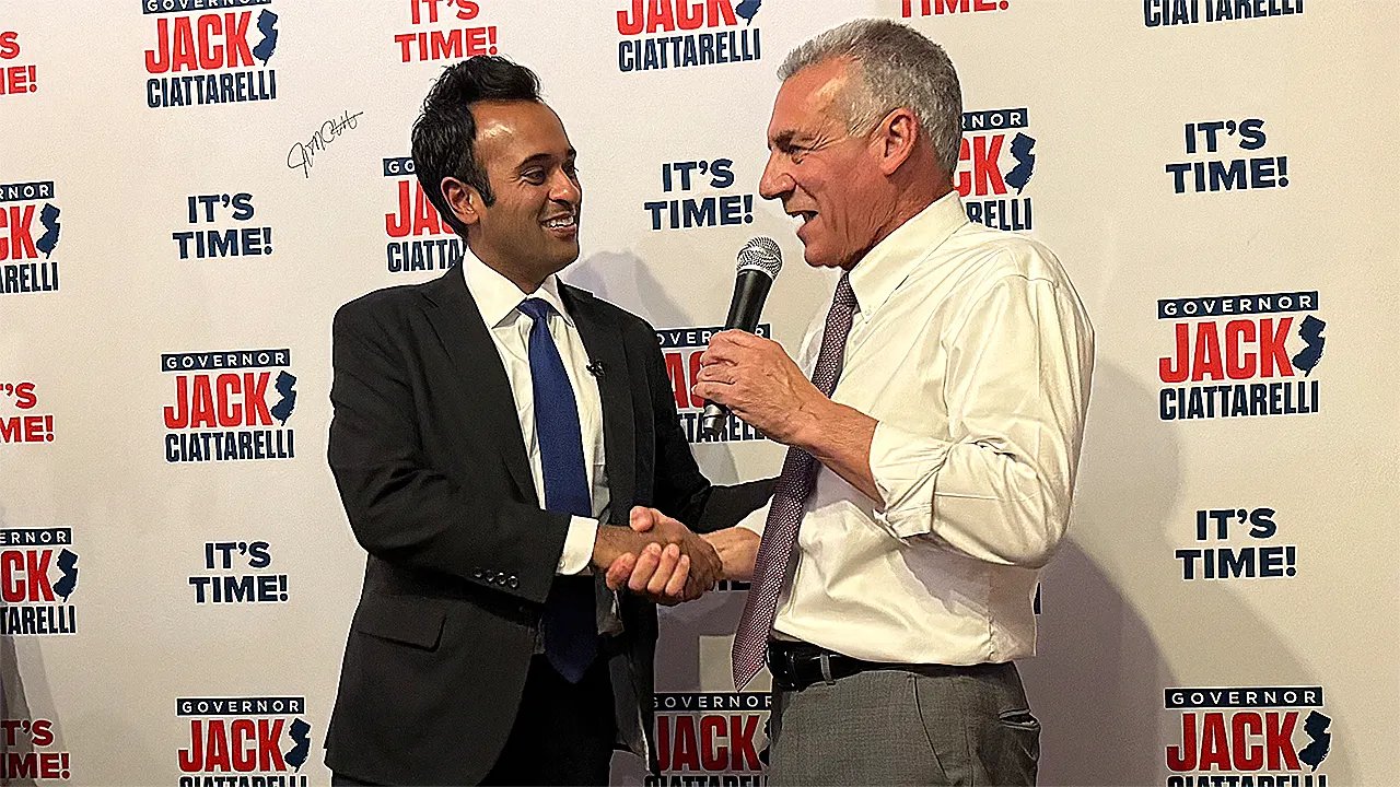 Ramaswamy campaigns for Ciattarelli in competitive New Jersey governor race